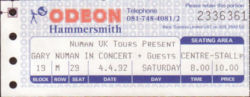 London Ticket 1992